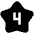 4 Star Fill Icon from Outlined Fill - Material Pro Set