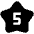 5 Star Fill Icon from Outlined Fill - Material Pro Set
