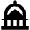 Capitol Fill Icon from Outlined Fill - Material Pro Set