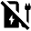 Ev Station Off Fill Icon from Outlined Fill - Material Pro Set