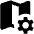 Map Setting Gear Fill Icon from Outlined Fill - Material Pro Set