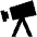 Telescope Fill Icon from Outlined Fill - Material Pro Set