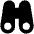 Binoculars Fill Icon from Outlined Fill - Material Pro Set