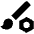 Brush Setting Bolt Fill Icon from Outlined Fill - Material Pro Set