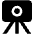 Camera Tripod Fill Icon from Outlined Fill - Material Pro Set