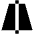 Edit Trapezoid Vertical Fill Icon from Outlined Fill - Material Pro Set