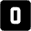 Looks Zero Fill Icon from Outlined Fill - Material Pro Set