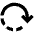 Rotate Right 3 Fill Icon from Outlined Fill - Material Pro Set