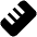 Ruler Fill Icon from Outlined Fill - Material Pro Set