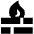 Firewall Fill Icon from Outlined Fill - Material Pro Set