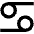 Cancer Zodiac Fill Icon from Outlined Fill - Material Pro Set
