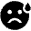 Mood Sweat Fill Icon from Outlined Fill - Material Pro Set