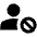Person Block Fill Icon from Outlined Fill - Material Pro Set