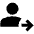 Person Following Fill Icon from Outlined Fill - Material Pro Set
