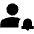 Person Notification Fill Icon from Outlined Fill - Material Pro Set