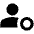 Person Online Fill Icon from Outlined Fill - Material Pro Set