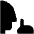Quiet Zone Fill Icon from Outlined Fill - Material Pro Set