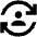Sync Account Fill Icon from Outlined Fill - Material Pro Set