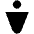 Toilet Man Fill Icon from Outlined Fill - Material Pro Set