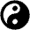 Yin Yang Symbol Fill Icon from Outlined Fill - Material Pro Set