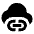 Cloud Link Fill Icon from Outlined Fill - Material Pro Set
