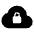 Cloud Lock Fill Icon from Outlined Fill - Material Pro Set