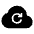Cloud Refresh Fill Icon from Outlined Fill - Material Pro Set