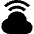 Cloud Wifi Fill Icon from Outlined Fill - Material Pro Set