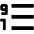 Descending Numerical List Fill Icon from Outlined Fill - Material Pro Set