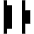 Distribute Left Fill Icon from Outlined Fill - Material Pro Set