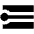 End Cap Straight Fill Icon from Outlined Fill - Material Pro Set