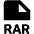 File Rar Fill Icon from Outlined Fill - Material Pro Set