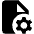 File Setting Gear Fill Icon from Outlined Fill - Material Pro Set