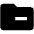 Folder Subtract Fill Icon from Outlined Fill - Material Pro Set