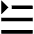Indent First Line Fill Icon from Outlined Fill - Material Pro Set