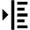Indent Left Fill Icon from Outlined Fill - Material Pro Set