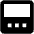 Layout Window Bottom Bar Fill Icon from Outlined Fill - Material Pro Set
