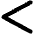 Less Than Fill Icon from Outlined Fill - Material Pro Set
