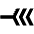 Line End Branch Fill Icon from Outlined Fill - Material Pro Set