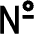 Numero Sign Fill Icon from Outlined Fill - Material Pro Set