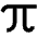 Pi Symbol Fill Icon from Outlined Fill - Material Pro Set