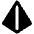 Pyramid Shape Fill Icon from Outlined Fill - Material Pro Set