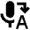 Speech To Text Alt Fill Icon from Outlined Fill - Material Pro Set