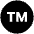 Trademark Fill Icon from Outlined Fill - Material Pro Set