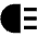 Headlight High Fill Icon from Outlined Fill - Material Pro Set
