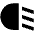 Headlight Low Fill Icon from Outlined Fill - Material Pro Set