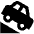 Hill Down Fill Icon from Outlined Fill - Material Pro Set