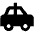 Taxi Fill Icon from Outlined Fill - Material Pro Set