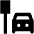 Taxi Stop Fill Icon from Outlined Fill - Material Pro Set