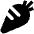 Carrot Fill Icon from Outlined Fill - Material Pro Set
